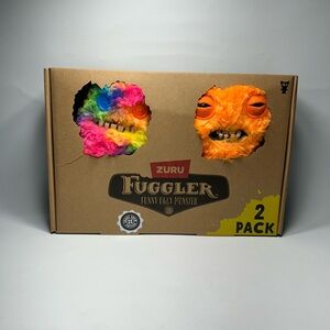 ZURU Fuggler 2-Pack Funny Ugly Monster Plush - Orange & Multi